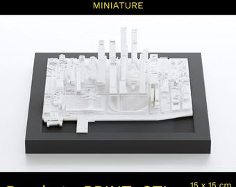Miniatura 3D di Hudson Yards, Manhattan, file STL (file digitale)