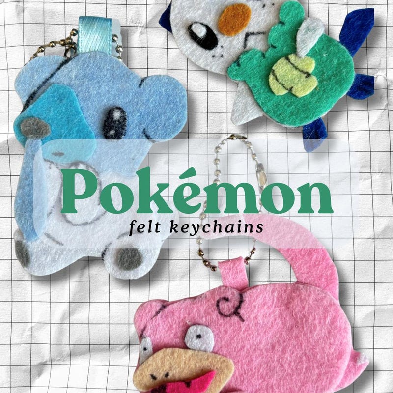 Felt Keychain - Etsy