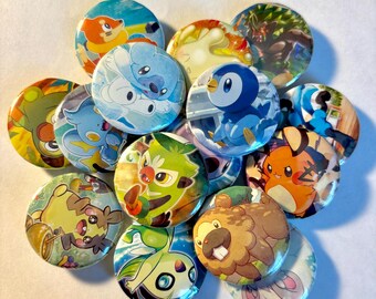 Mystery Pokemon Button Pins // Pack of 5