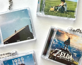 CD Music Keychain // Album Keychain // NFC-Enabled