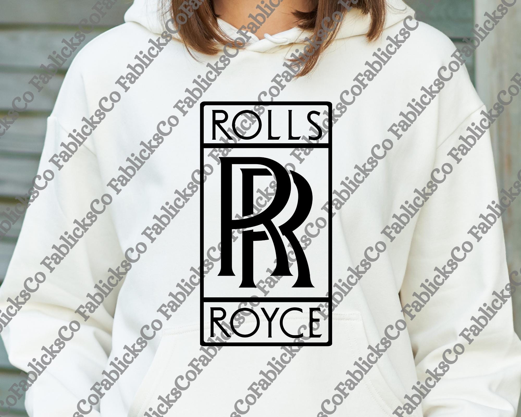 Decorazione Auto Oracal Adesivo Logo Rolls-Royce In Vinile Oracal - Per Auto, Laptop, Finestrini, Impermeabile Decalcomania Vinile Auto Lusso