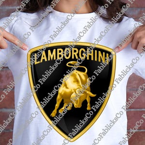 Projekt logo Lamborghini, naklejka SVG Designs