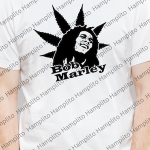 Bob Marley inspiriert SVG-Aufkleber, Reggae Musik Clipart, Rasta Digital Art für Cricut, Geschenk für Musikliebhaber, 420 druckbares Jamaika Design