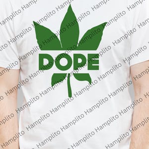 Dope SVG – Cannabis Addict Design, Funny Weed SVG Sticker File, Gift for 420 Lovers, Digital Download for Cricut and Stoners