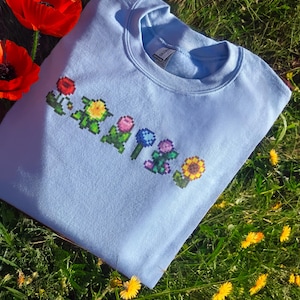 Stardew Sweatshirt, Stardew Valley Sweatshirt, Stardew Valley Sweater, Stardew Flowers, Gamer Gift