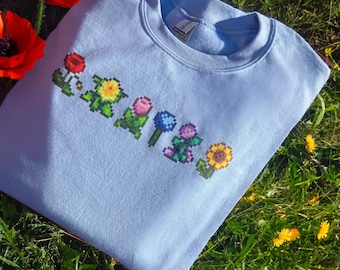 Stardew Sweatshirt, Stardew Valley Sweatshirt, Stardew Valley Sweater, Stardew Flowers, Gamer Gift