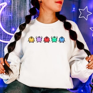 Stardew Valley Junimo Sweater, Junimo Sweatshirt, Stardew Sweatshirt, Stardew Valley Sweatshirt, Stardew Valley Sweater