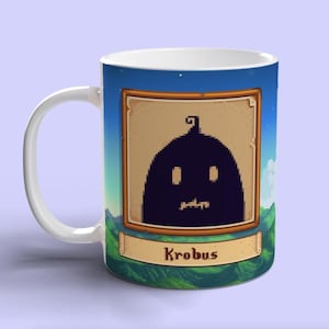 Krobus Stardew Mug Stardew Valley Gift Stardew Valley Coffee Stardew Valley Mug Video Game Mug Gift For Gamer