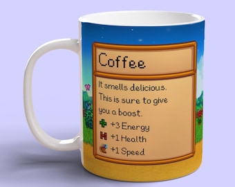 Stardew Valley Mug, Stardew Valley Gift, Stardew Valley Coffee, Stardew Valley Cup, Stardew Mug, Video Game Mug, Gift For Gamer