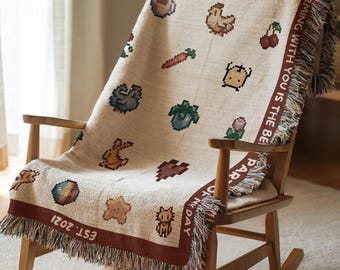 Manta de Stardew Valley, regalo personalizado de Stardew, manta personalizada de Stardew, regalos de Stardew Valley