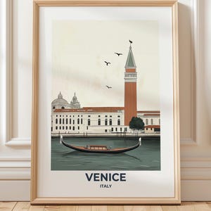 Venice Travel Poster, Venice Poster, Venice Travel Print, Venice City Print, Travel Print, Travel Poster, Venice Wall Decor, Italy Poster