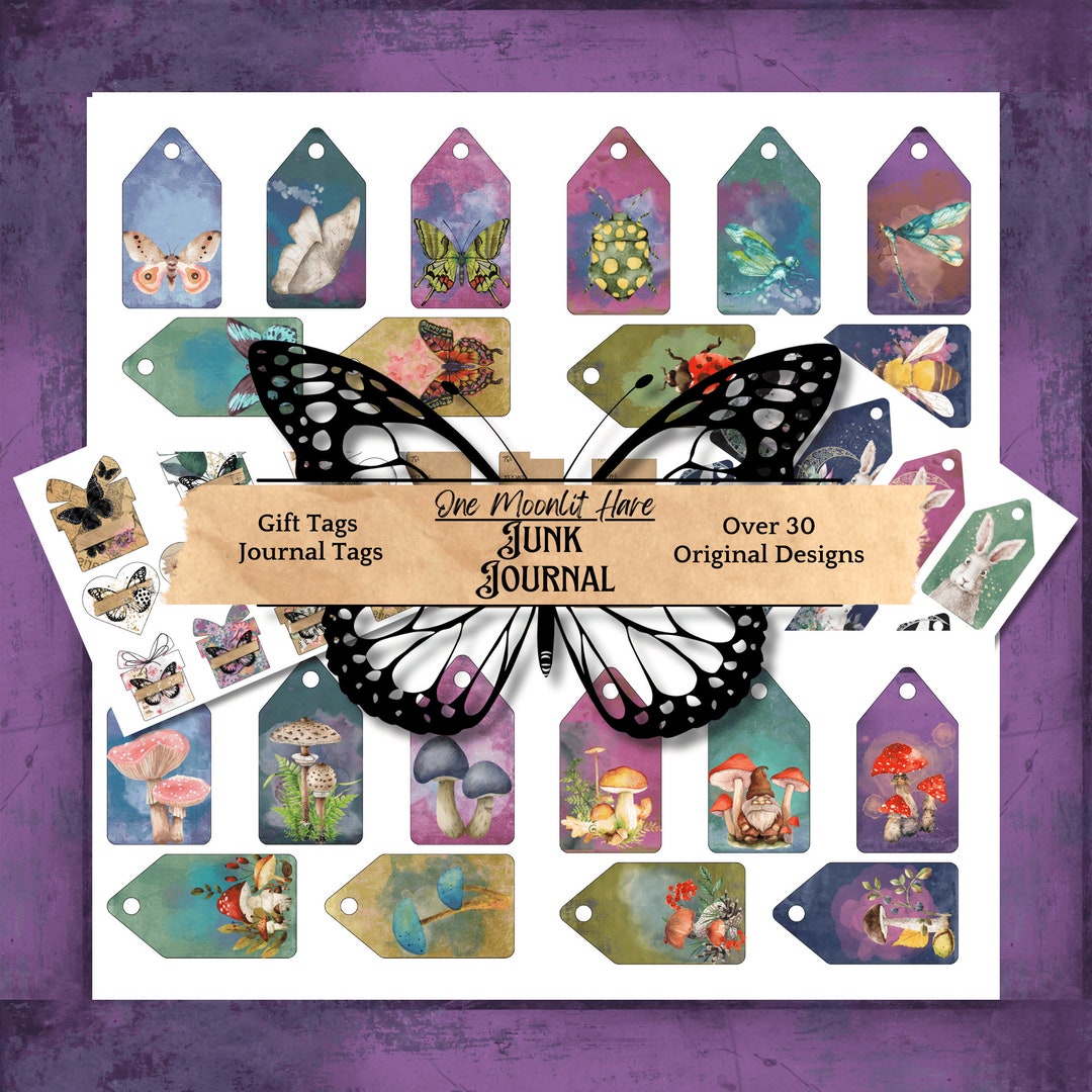 Printable Journal Tags, Gift Tags, Junk Journal Stickers. Just What You ...