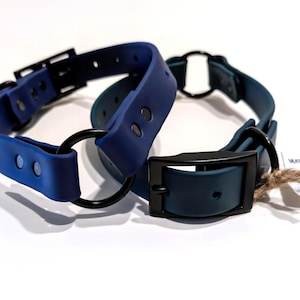 Biothane Dog Collar with Center Ring - Durable Waterproof Custom Fit