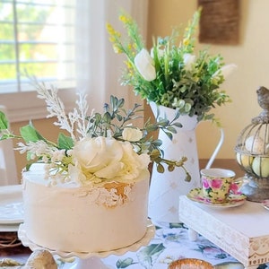 Charlotte Faux Cake Design and Fake Cake Table Decor - Faux Food Prop Art