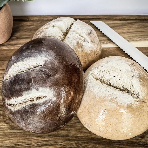Rustic Fake French Bread Rounds Fake Bread Props by Everything Dawn