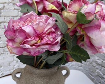 Silk Peony Stem | Realistic Floral Arrangement, 70cm