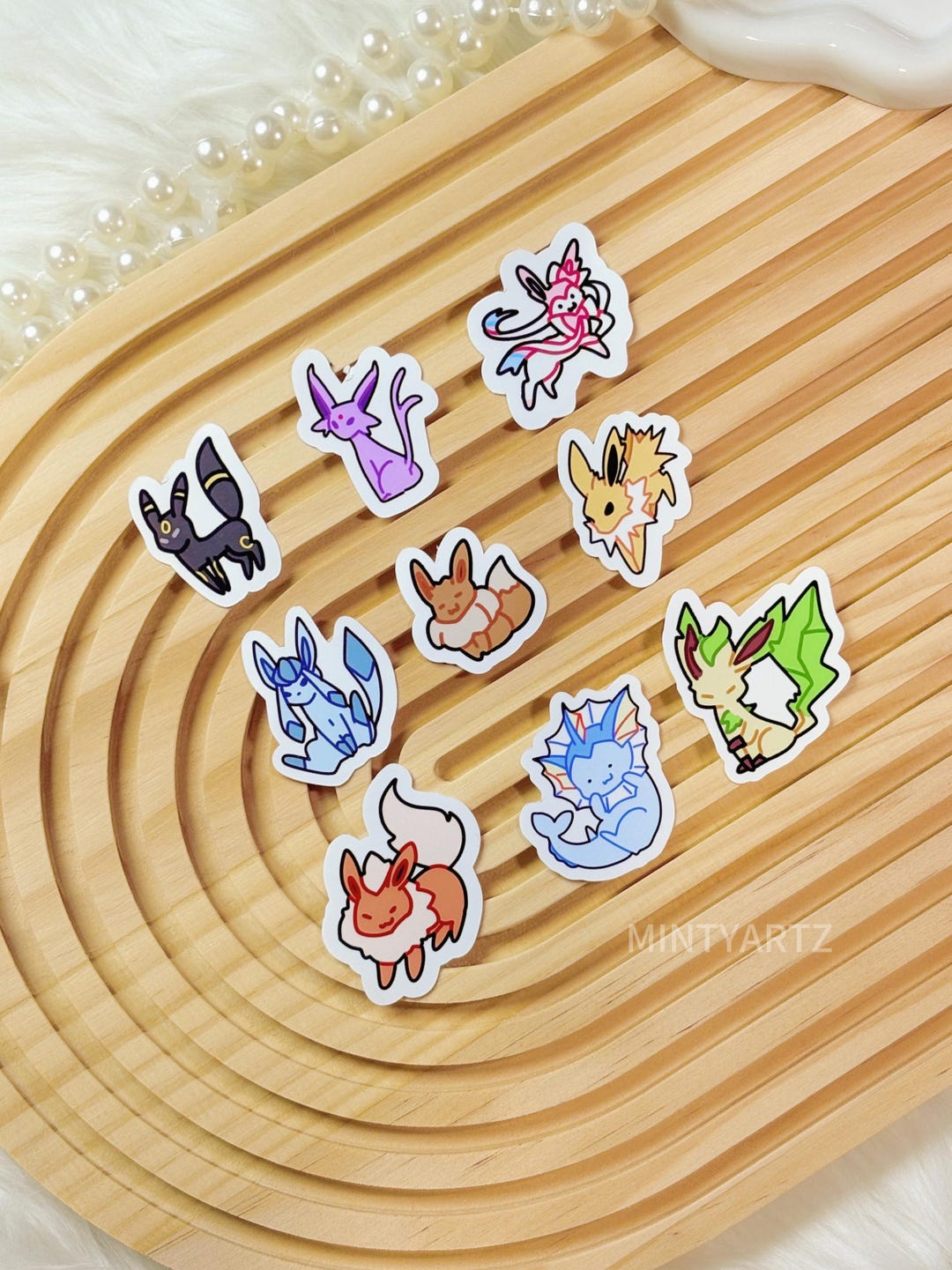 Mini Poke Stickers| Evolution - Etsy