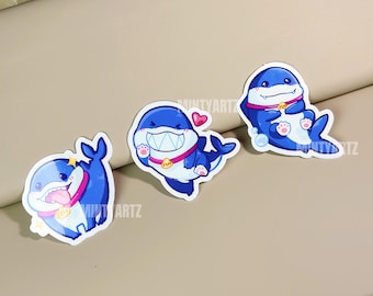 Jeff shark vinyl stickers