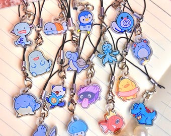 Watertype Pokes Phone Charm-minisleutelhanger