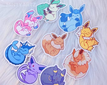 イーブイ進化ステッカーセット - Etsy 日本