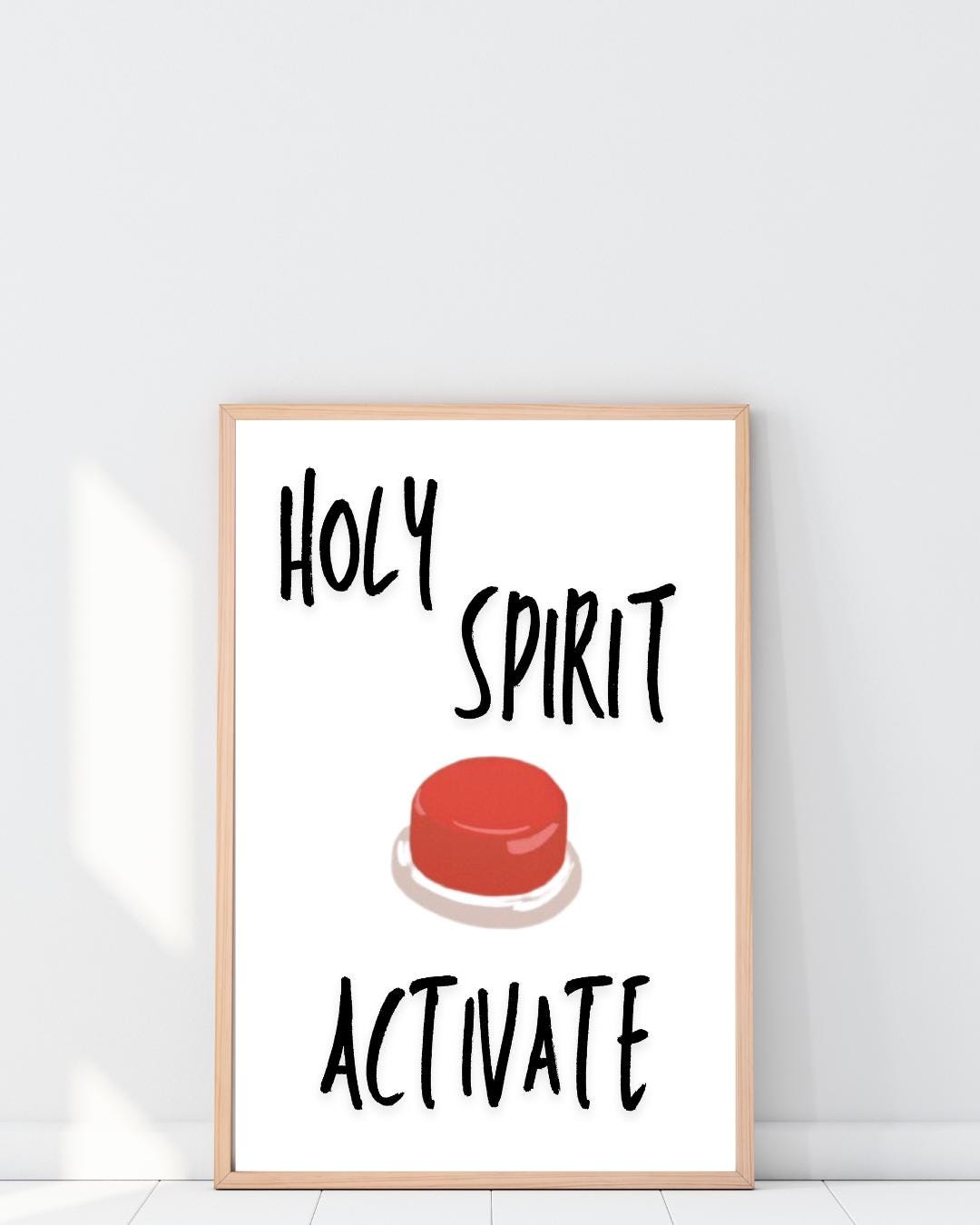 Holy Spirit Activate Poster - Etsy