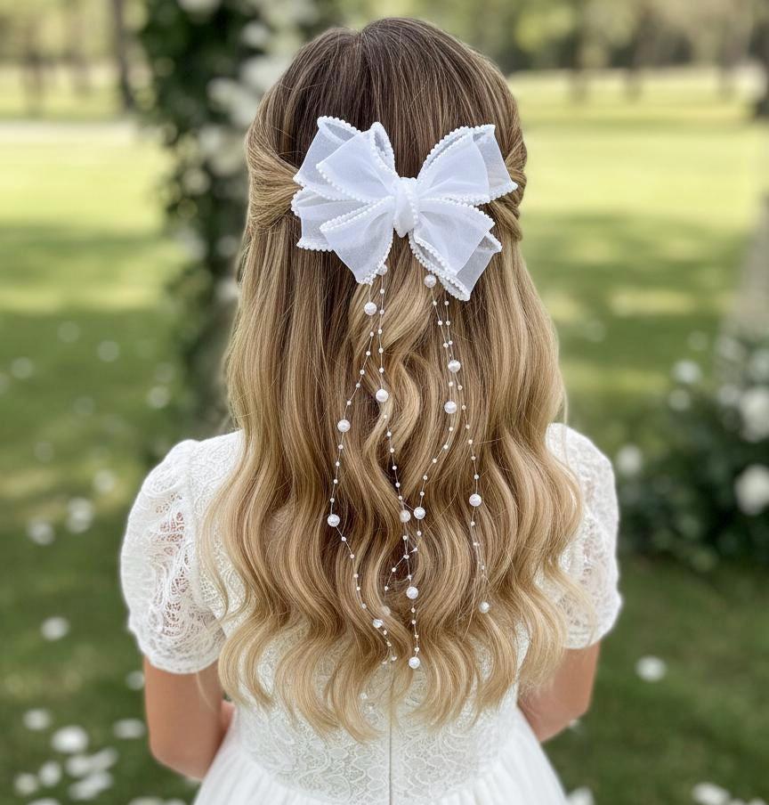 Serre-tête séché Folk - Accessoire coiffure mariage en fleurs séchées