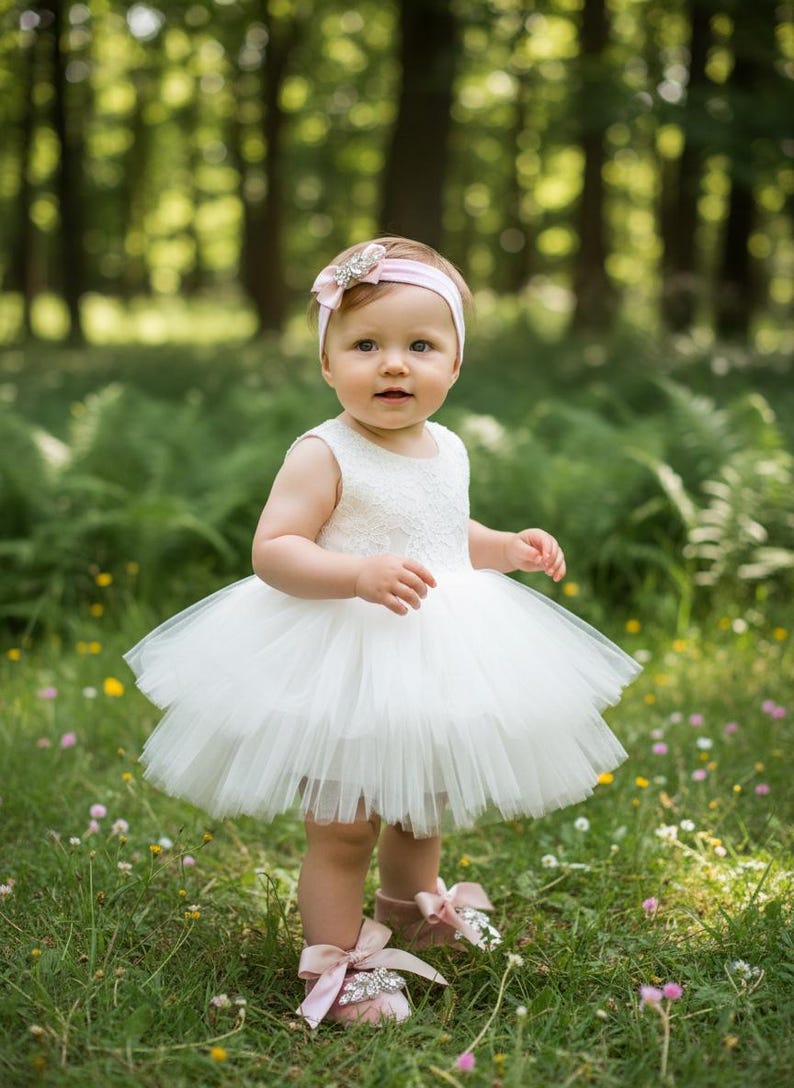 Chaussures bébé en velours roses, détails strass, chaussures de soirée image 4