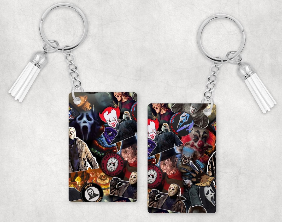 Horror Movie Keychain - Etsy