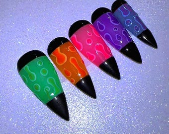 Lava Lamp Nails