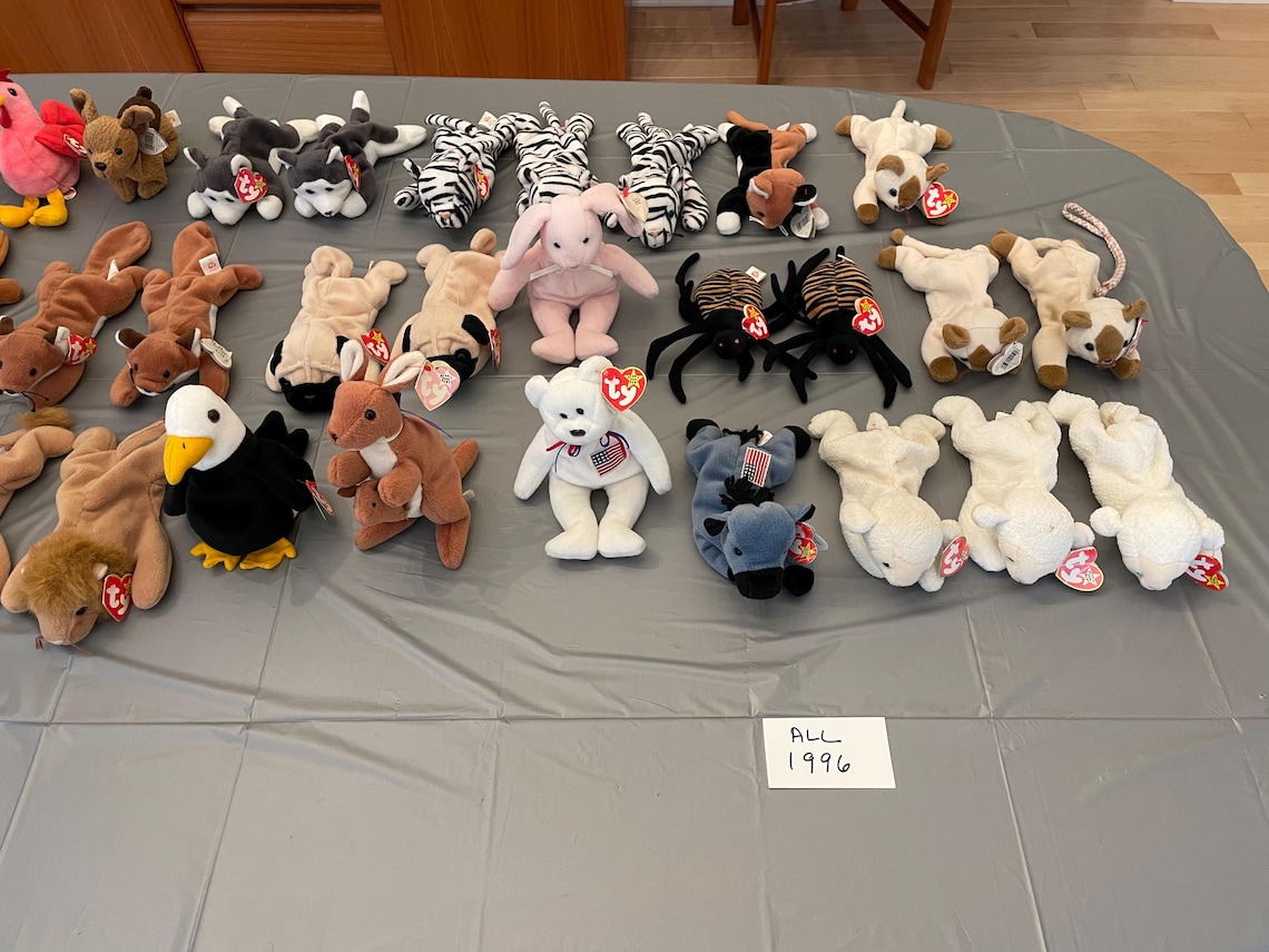 Rare Collection of Beanie Babies - Etsy