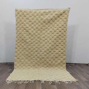 Beni ourain rug- Authentic Moroccan Rug- Custom Beni Ourain rug- Beni Rug- Large Moroccan Rug- White& Black Rug- Custom rug