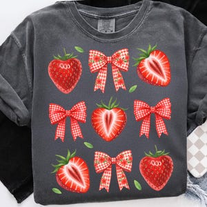 Vintage Strawberry PNG: Summer Clipart, Berry Design (Digital Download)