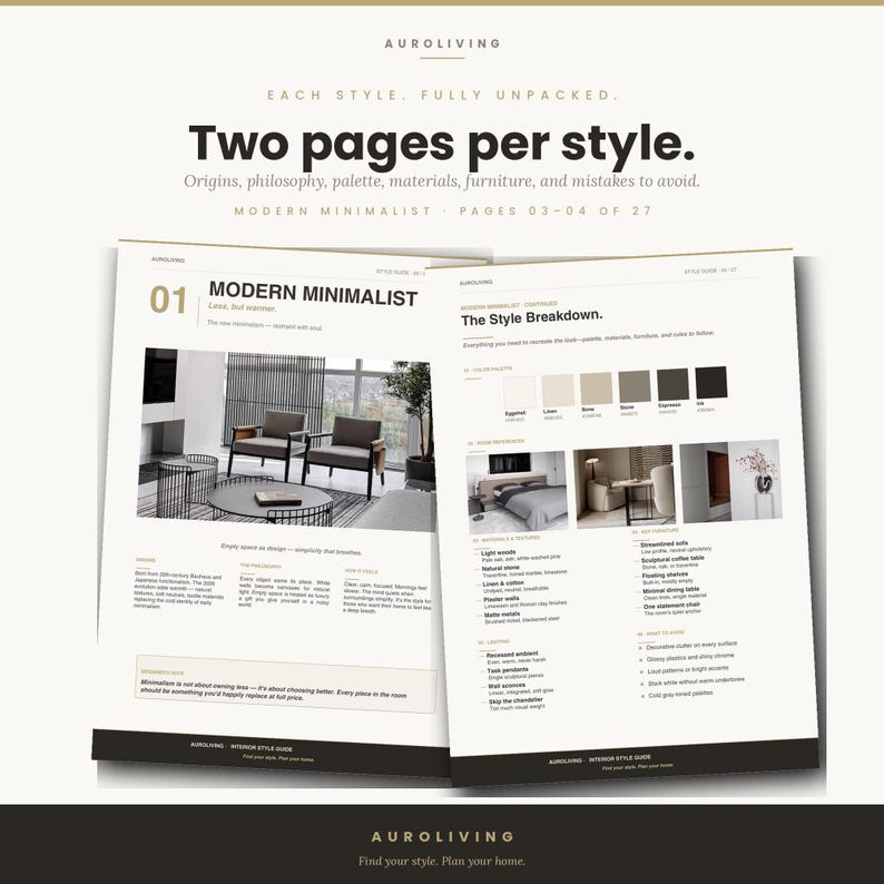 Interior Design Style Guide PDF | 12 Interior Styles Explained | Modern ...