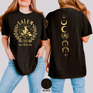 Camiseta Comfort Colors® 1692 Salem &quot;They Missed One&quot;, camiseta Salem Witch, camiseta Salem 1692, camiseta de Halloween, camiseta de manga larga con ambiente de bruja de Halloween