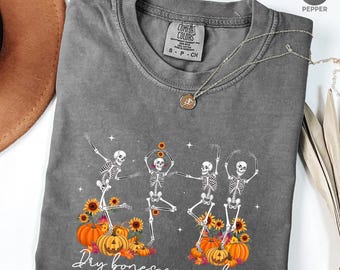Comfort Colors® Dancing Skeleton Dry Bones Come Alive Shirt, Fall Jesus Shirt, Christian Halloween Shirt, Scripture Shirt, Bible Verse Shirt
