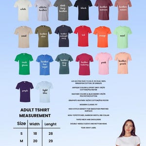 K&ouml;nnte beinhalten: Produktbild mit Gildan Softstyle T-Shirts, Modell 6400, in verschiedenen Farben. Eine Gr&ouml;&szlig;entabelle mit Ma&szlig;en in cm ist enthalten. Die T-Shirts bestehen aus 100 % Ringspun-Baumwolle und haben eine moderne, klassische Passform.