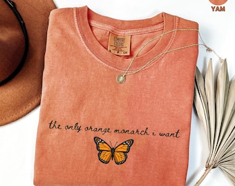 De enige oranje monarch die ik wil troosten kleuren shirt, pro-democratie shirt, anti-autoritarisme, anti-monarchie, anti-troef T-shirt, weerstandsshirt