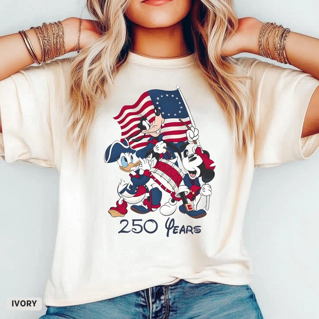 Retro Mickey Mouse America 250 Years Comfort Colors® Shirt