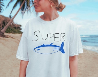BTS Jin Seokjin Super Tuna Fishing Team T-shirt - Etsy