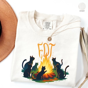 FDT Cat Shirt Subtle Anti Trump Comfort Colors® Shirt, Cats Bonfire Shirt, Feminist Resist Resistance Shirt, Cat Lady Democrat, Liberal Tee