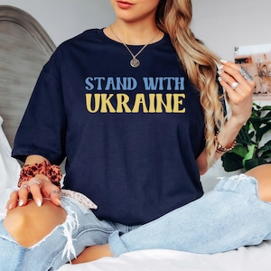 Stand With Ukraine Shirt, Anti Trump Sweatshirt, Ukraine Support T-shirt, Activist Protest Tee, Liberal Democrat Shirt, Pro Ukraine Hoodie