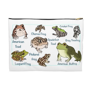 Frogs and Toads Pencil Pouch