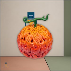 Devil Fruits Collection 3D Print – One Piece Gura Gura Mera Yami, Anime Fan Decor, Collector Gift Set