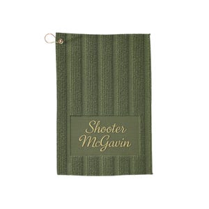 Golf Towel - Shooter McGavin Inspired, Unique Gift for Golf Enthusiasts, Custom Towels for Father&#39;s Day, Sports Accessories