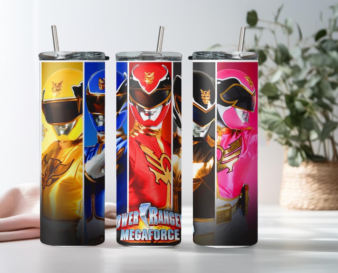Power Rangers Skinny Tumbler- Custom Insulated With Name- Unique Gift ...