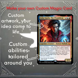 Personalised Magic: The Gathering Cards - Custom Artwork and Tailored Designs
