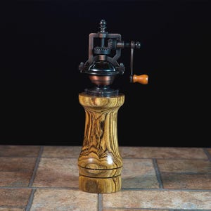 Pepper Mill Grinders Antique Amazkoue wood mill_2