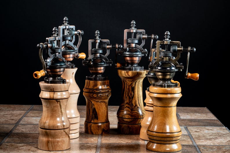 Pepper Mill Grinders Antique image 1