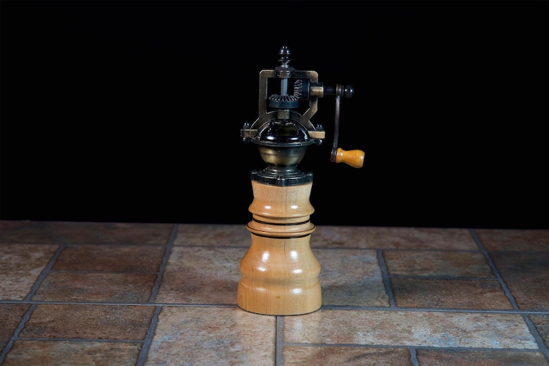 Pepper Mill Grinders Antique Myrtle Wood