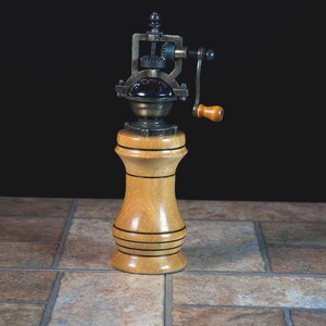 Pepper Mill Grinders Antique African Mahogany pep